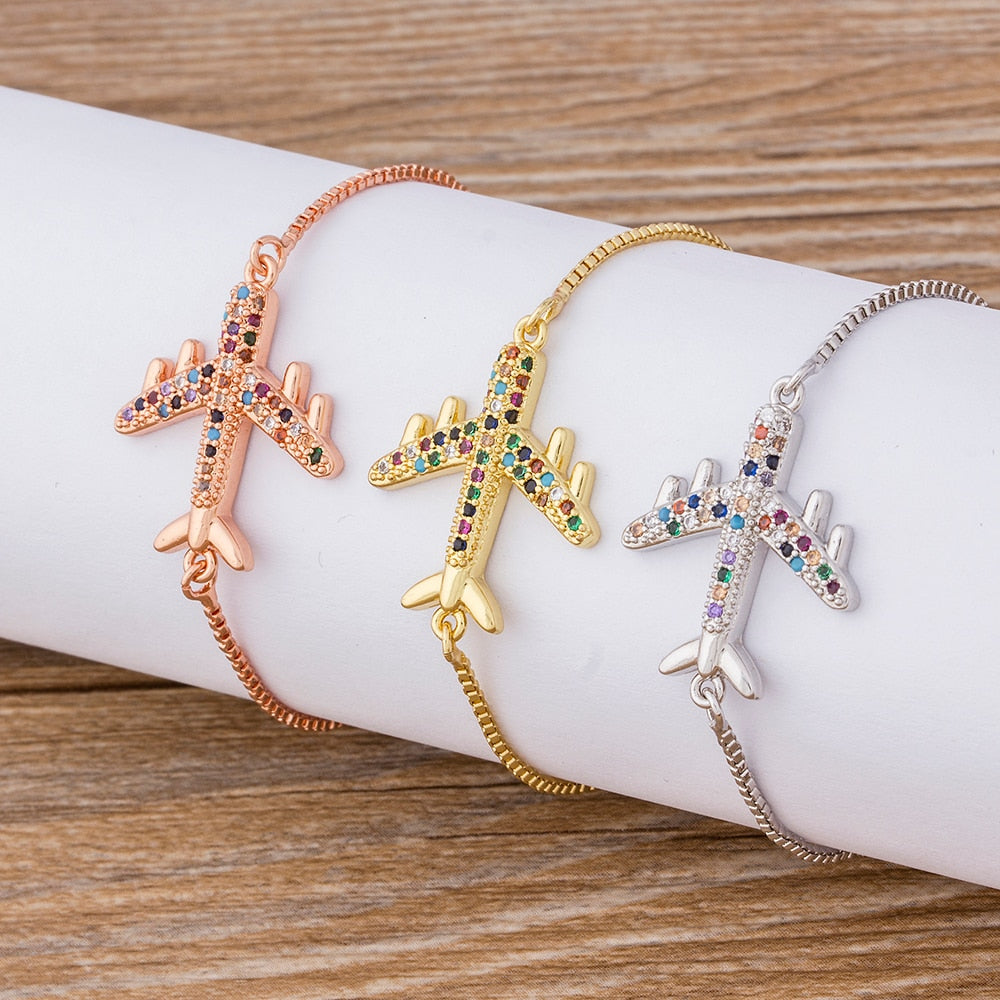 Adjustable Colorful Crystal Bracelets