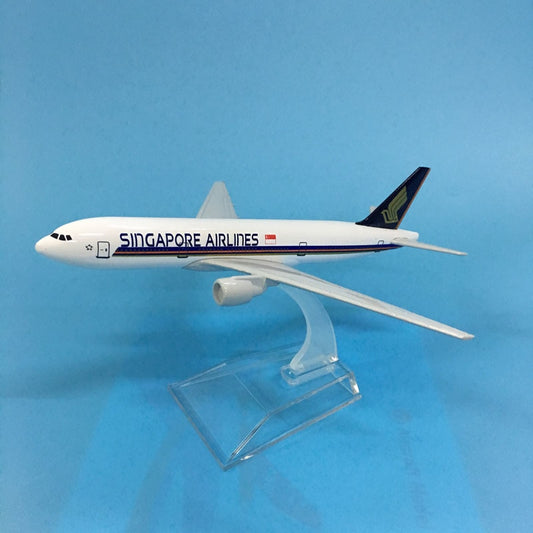 Singapore Airlines Boeing 777 and Airbus A380 Aircrafts Metal 1:400 Collectible Replicas