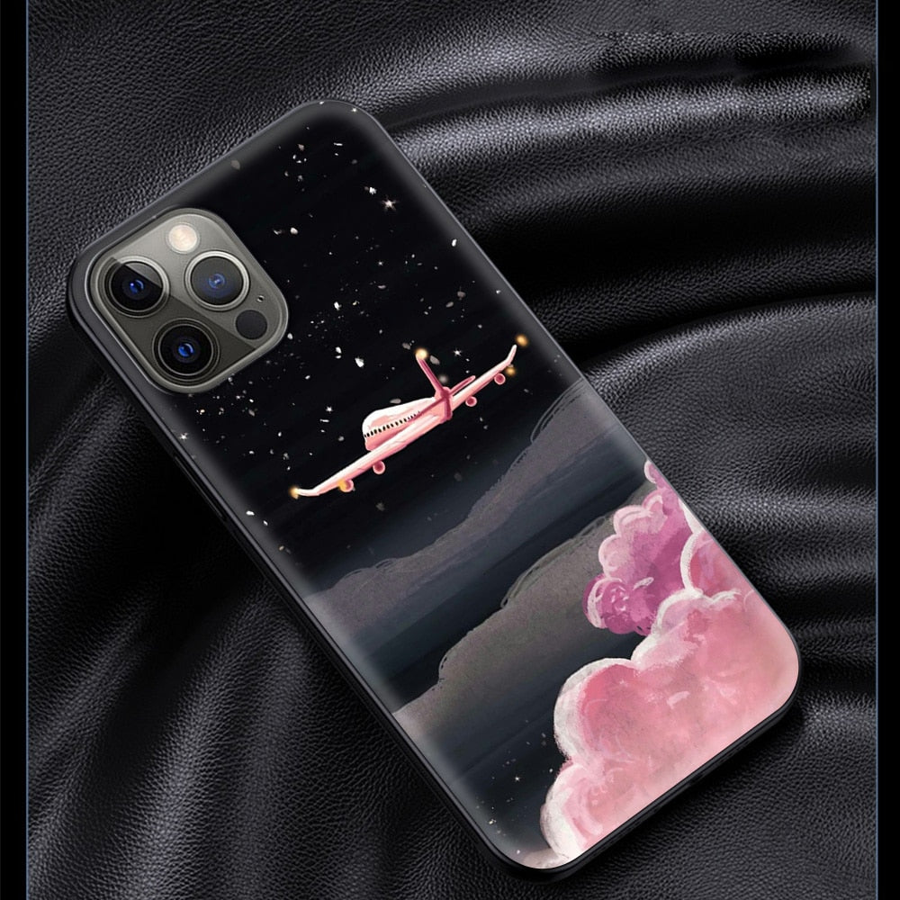 Unique Aviation Waterpainted iPhone Cases