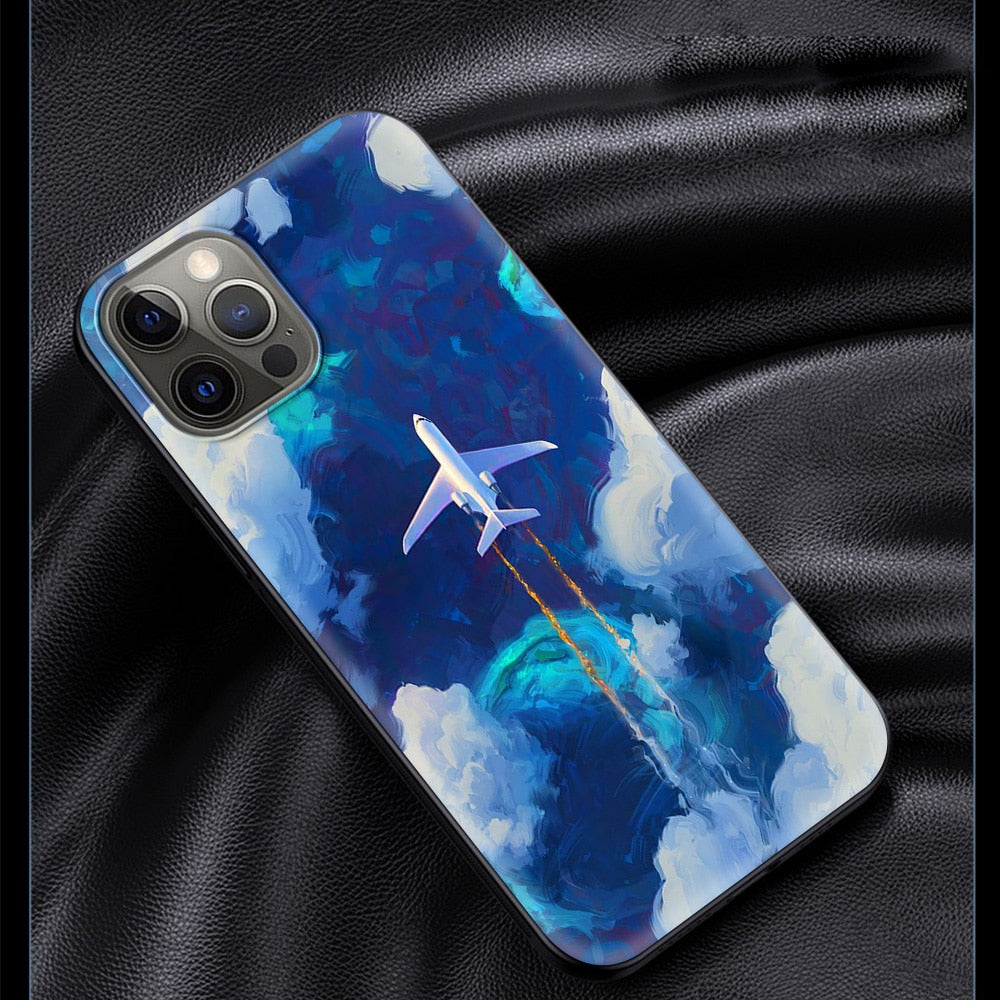 Unique Aviation Waterpainted iPhone Cases