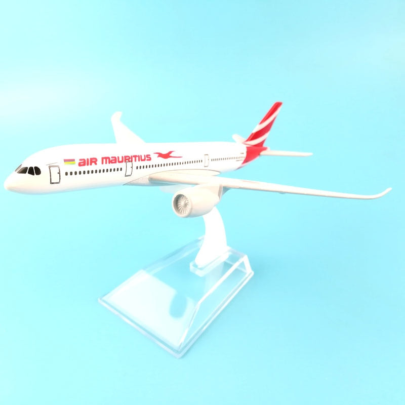 Air Mauritius Airbus A350 Aircraft Metal 1:400 Collectible Replicas