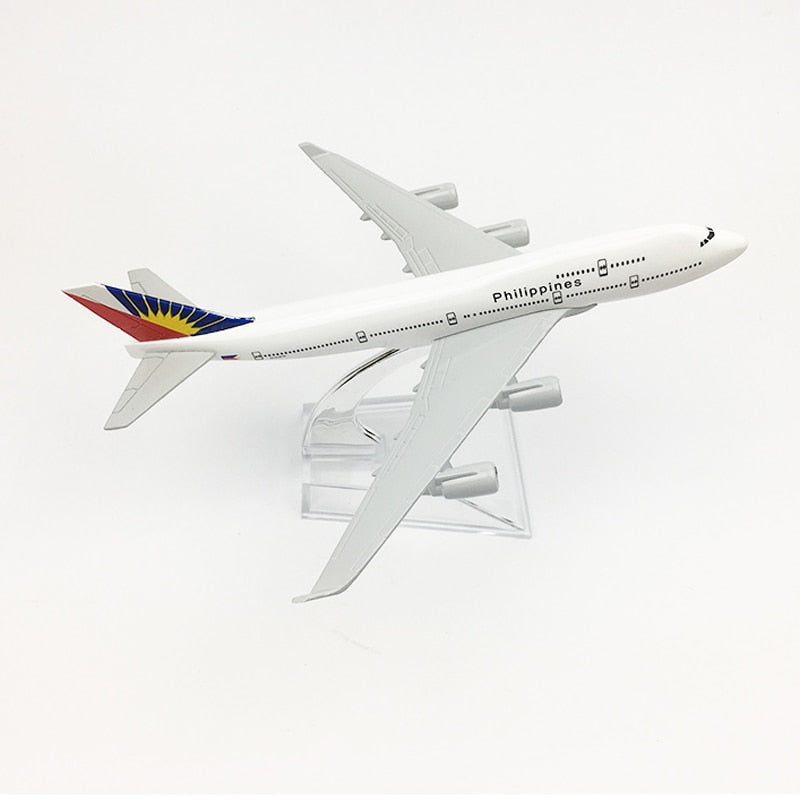 Philippines Airlines Boeing 747 Aircraft Metal 1:400 Collectible Replicas