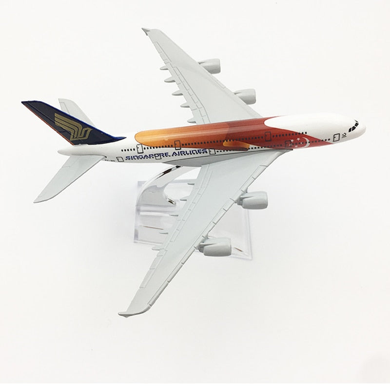 Singapore Airlines Turkey Design Airbus A380 Aircraft Metal 1:400 Collectible Replicas