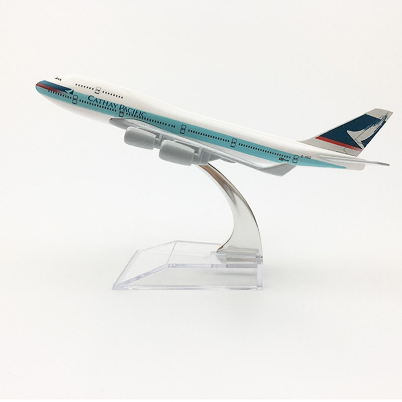 Hong Kong Cathay Pacific Boeing 747 Aircraft Metal 1:400 Collectible Replicas