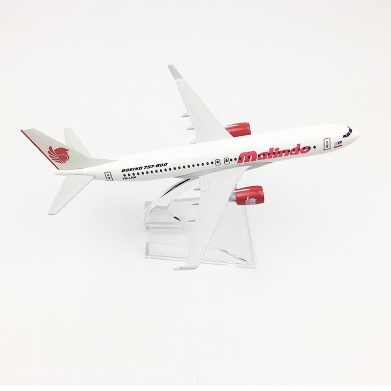 Malindo Air Boeing 737 Aircraft Metal 1:400 Collectible Replicas