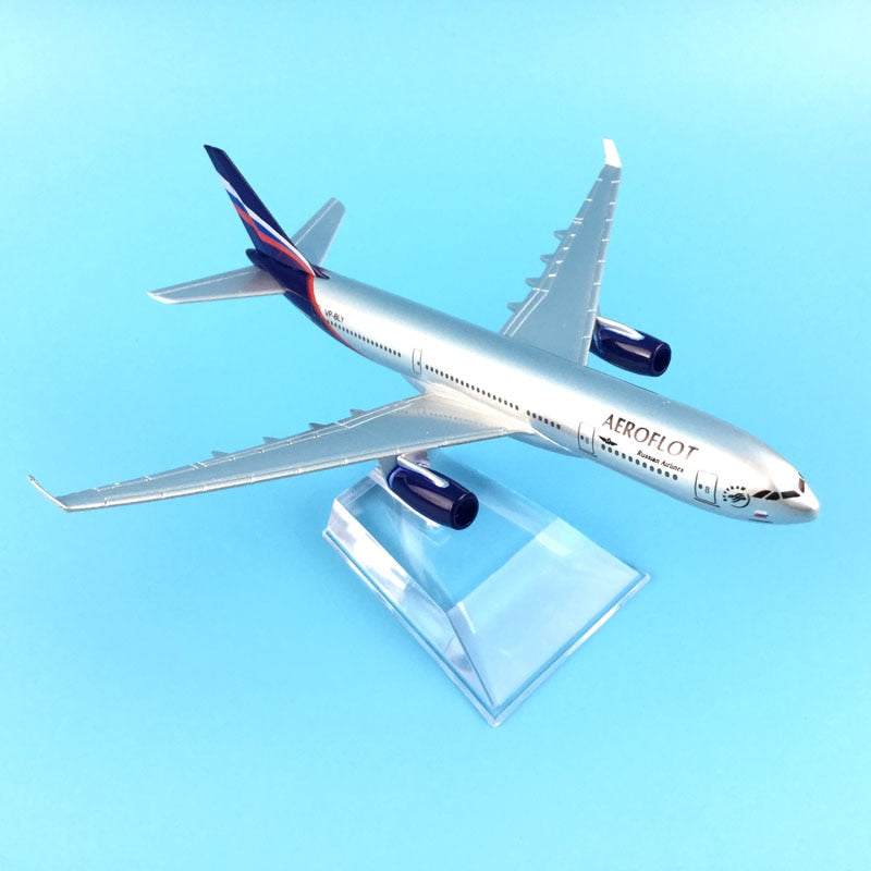 Aeroflot Airlines Airbus A330 Aircraft Metal 1:400 Collectible Replicas