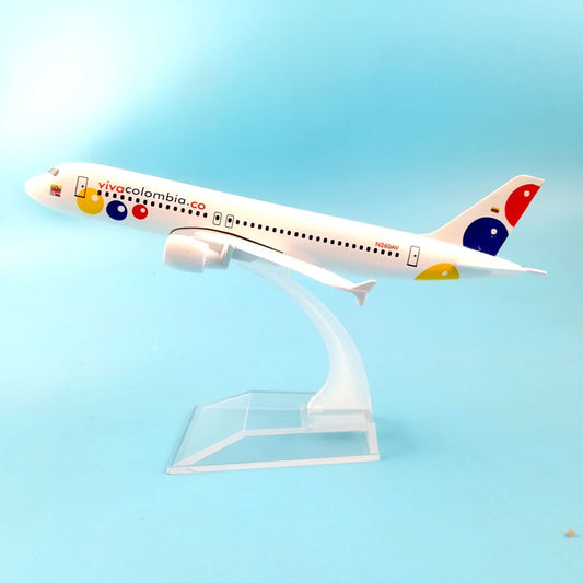 Viva Colombia Airlines Airbus A320 Aircraft Metal 1:400 Collectible Replicas