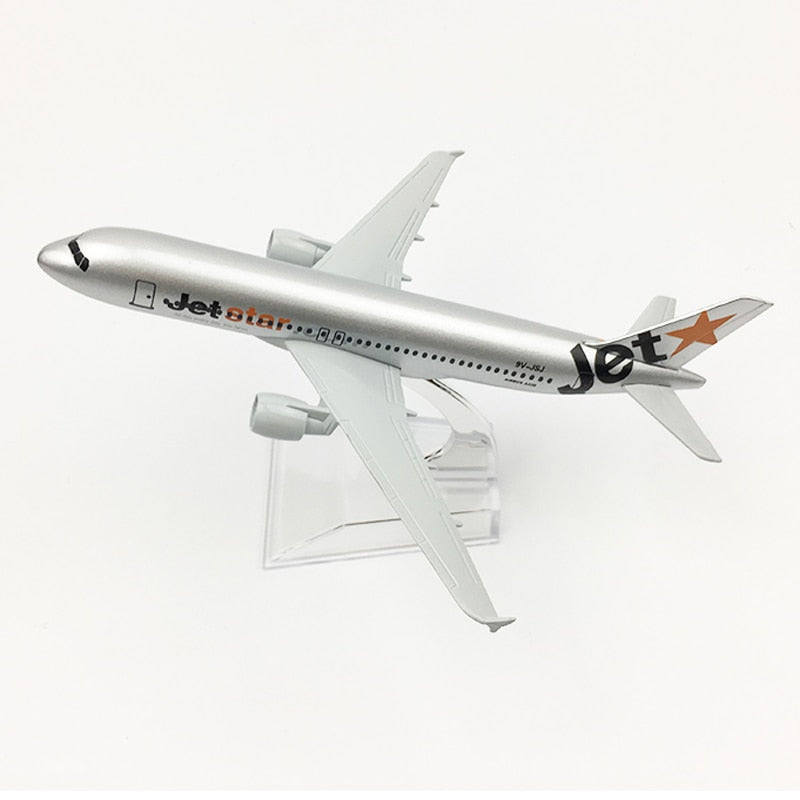 Jetstar Airline Airbus A320 Aircraft Metal 1:400 Collectible Replicas