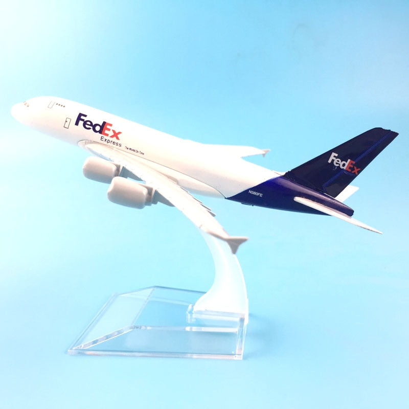 FedEx Express Airbus A380 Aircraft Metal 1:400 Collectible Replicas