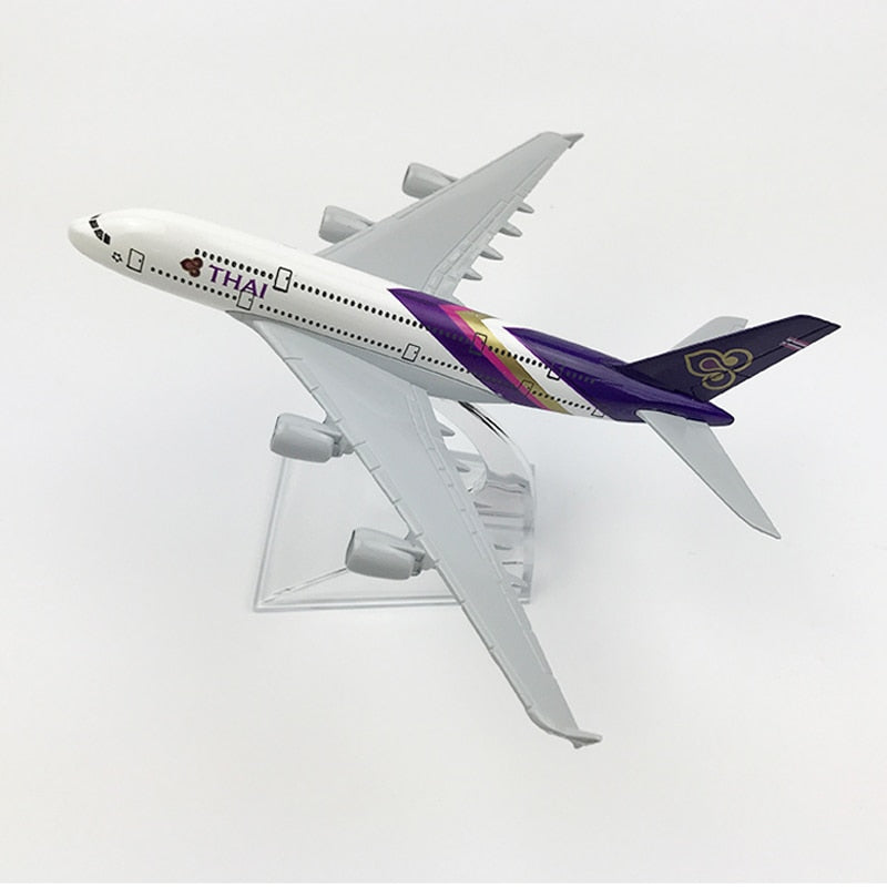 Thai Airways Airbus A380 Aircraft Metal 1:400 Collectible Replicas