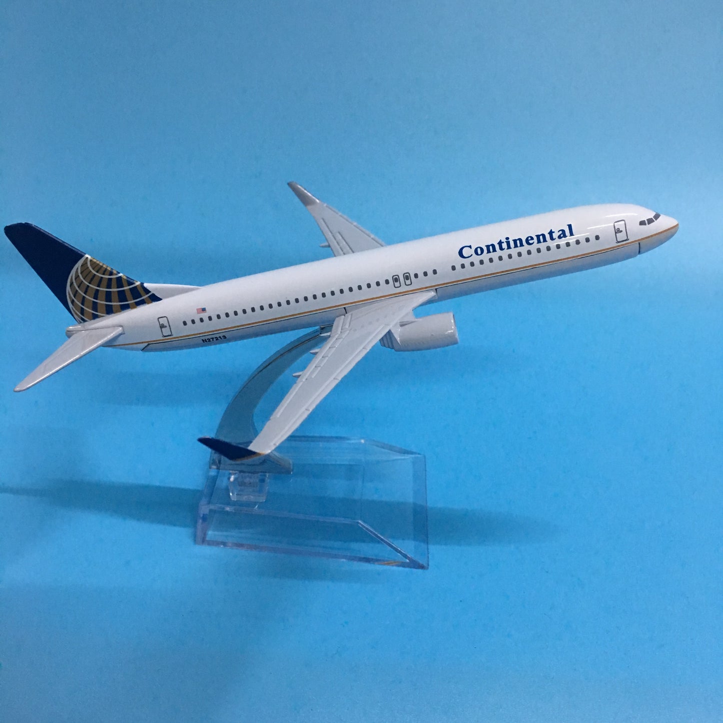 Continental Airlines Boeing 737 Aircraft Metal 1:400 Collectible Replicas