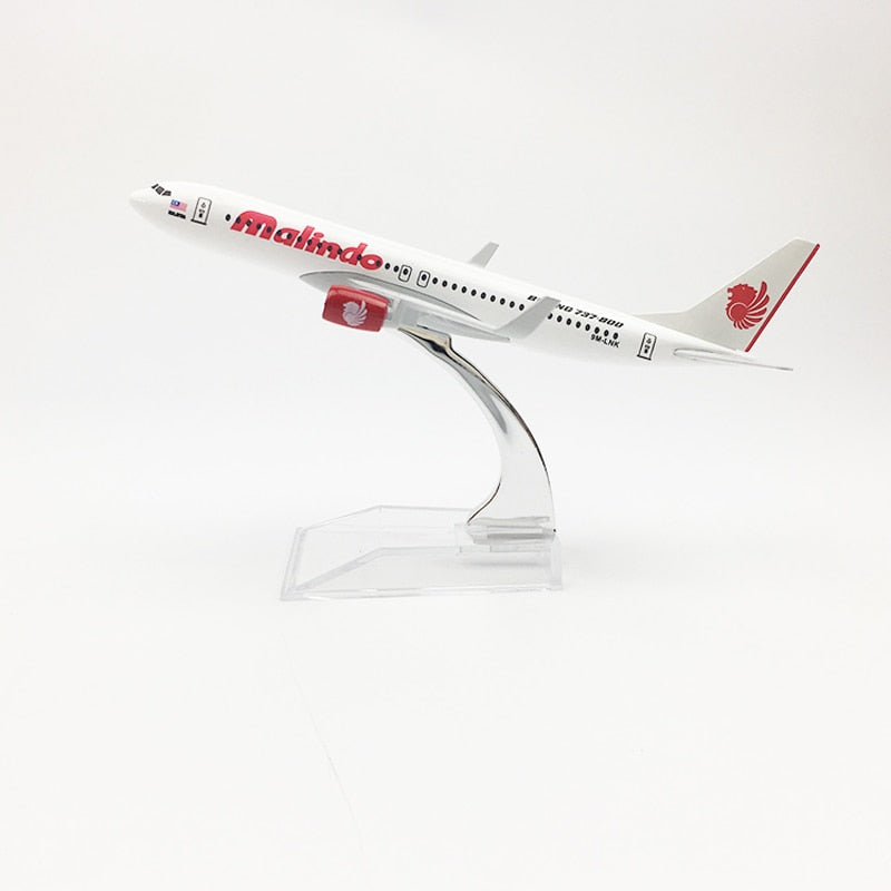 Malindo Air Boeing 737 Aircraft Metal 1:400 Collectible Replicas