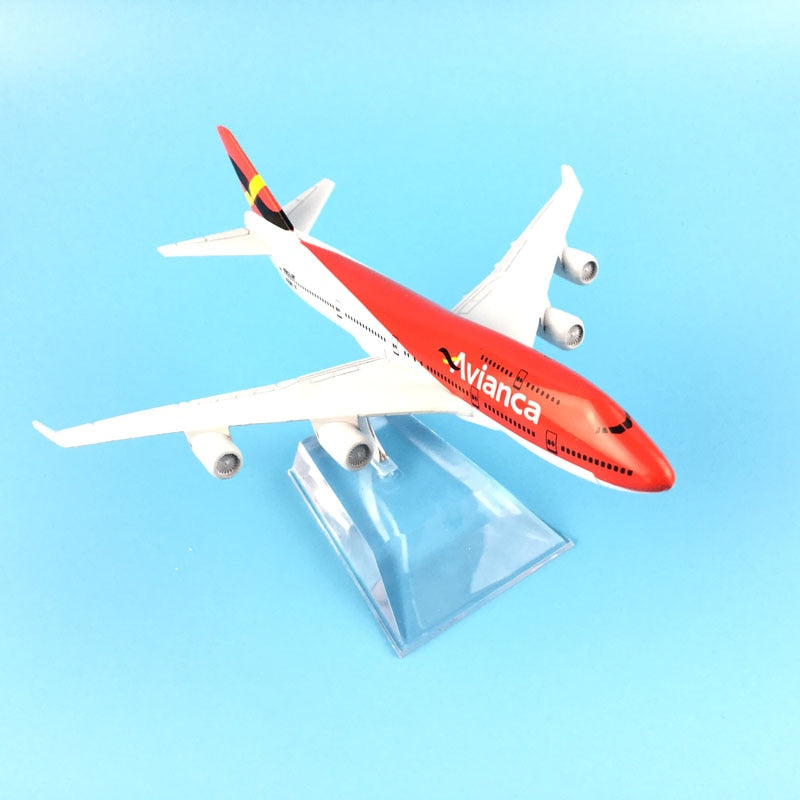 Avianca Colombia Boeing 747 Aircraft Metal 1:400 Collectible Replicas