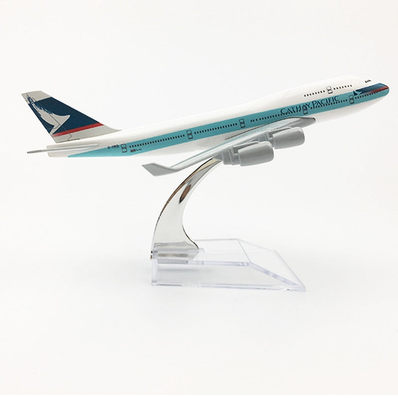 Hong Kong Cathay Pacific Boeing 747 Aircraft Metal 1:400 Collectible Replicas