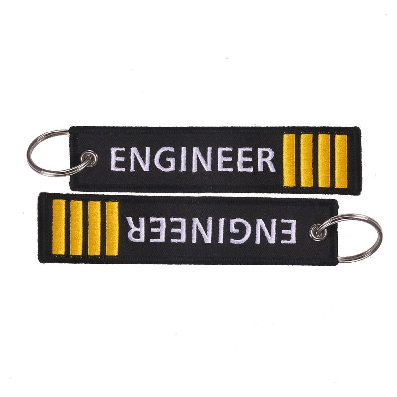 Engineer Pilot Aviation Keychains (3 pieces per order)