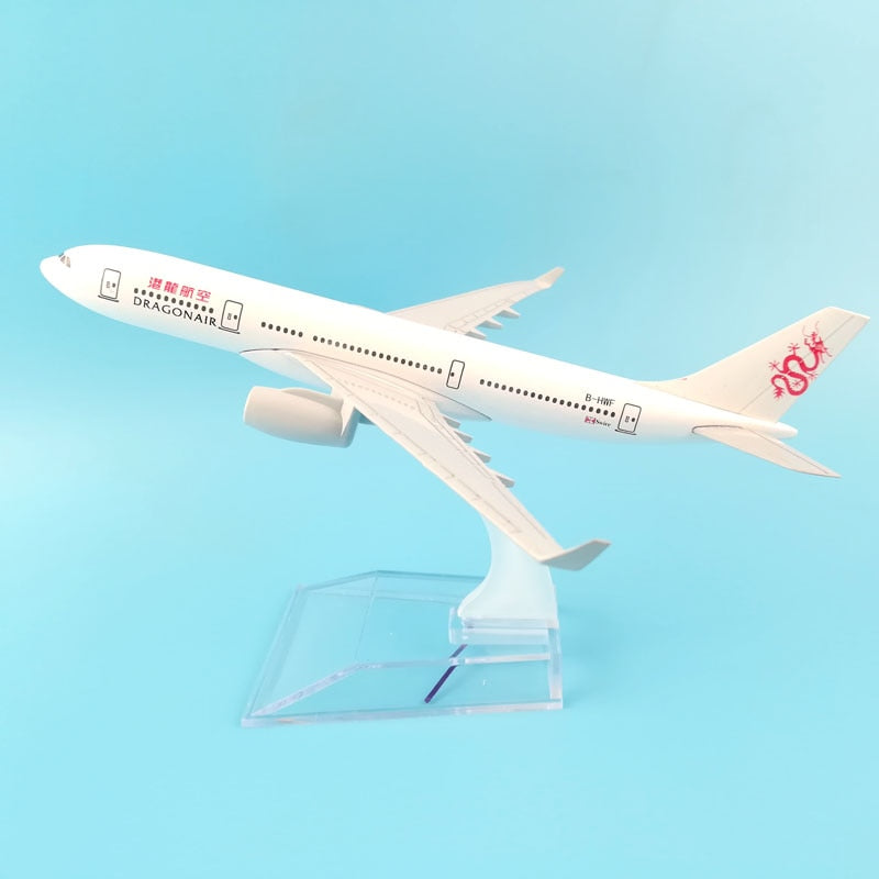 Hong Kong Dragonair Airbus A330 Aircraft Metal 1:400 Collectible Replicas