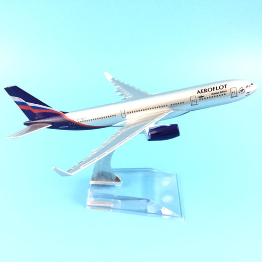 Aeroflot Airlines Airbus A330 Aircraft Metal 1:400 Collectible Replicas