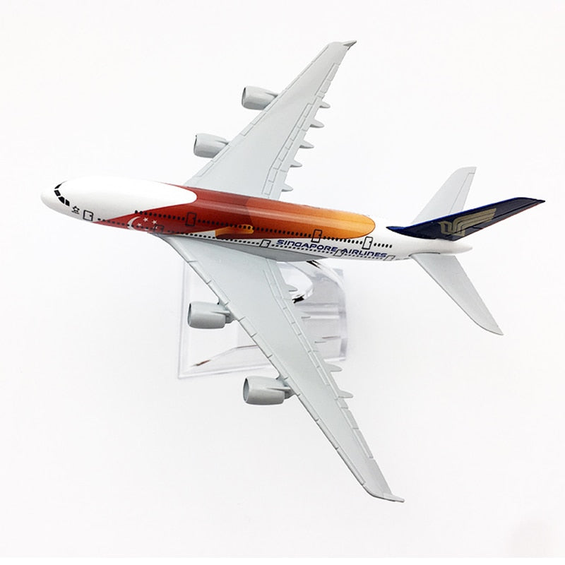 Singapore Airlines Turkey Design Airbus A380 Aircraft Metal 1:400 Collectible Replicas