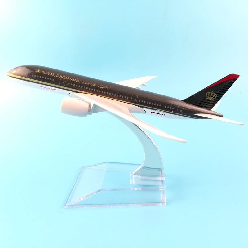 Royal Jordanian Boeing 787 Aircraft Metal 1:400 Collectible Replicas