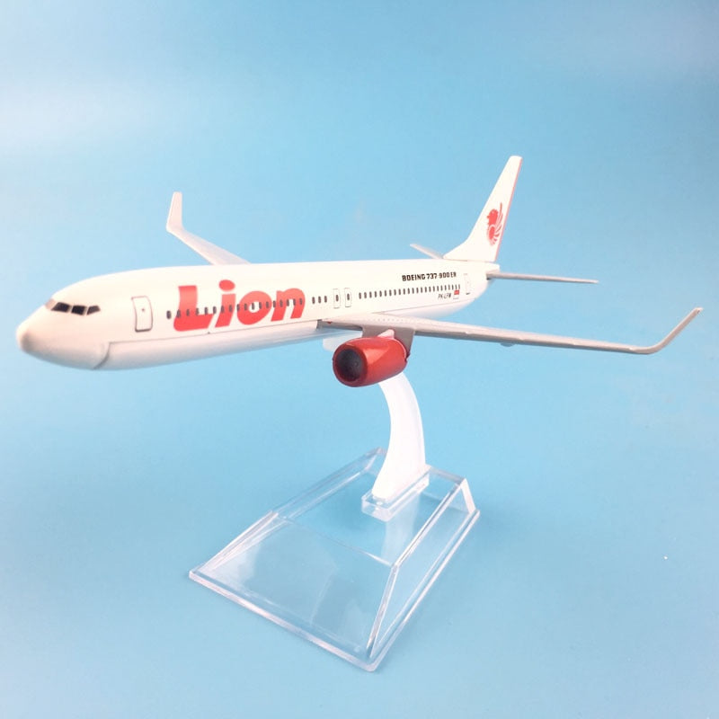 Lion Air Boeing 737 Aircraft Metal 1:400 Collectible Replicas