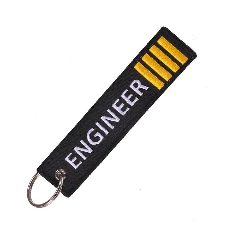 Engineer Pilot Aviation Keychains (3 pieces per order)