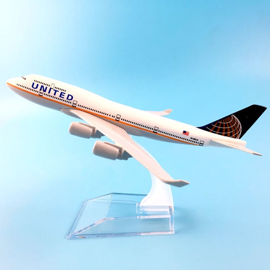 United Airlines Boeing 747 Aircraft Metal 1:400 Collectible Replicas