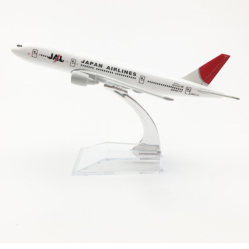 Japan Airlines Boeing 777 Aircraft Metal 1:400 Collectible Replicas