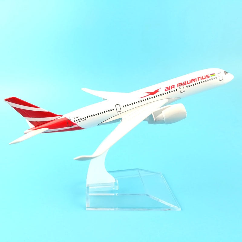 Air Mauritius Airbus A350 Aircraft Metal 1:400 Collectible Replicas