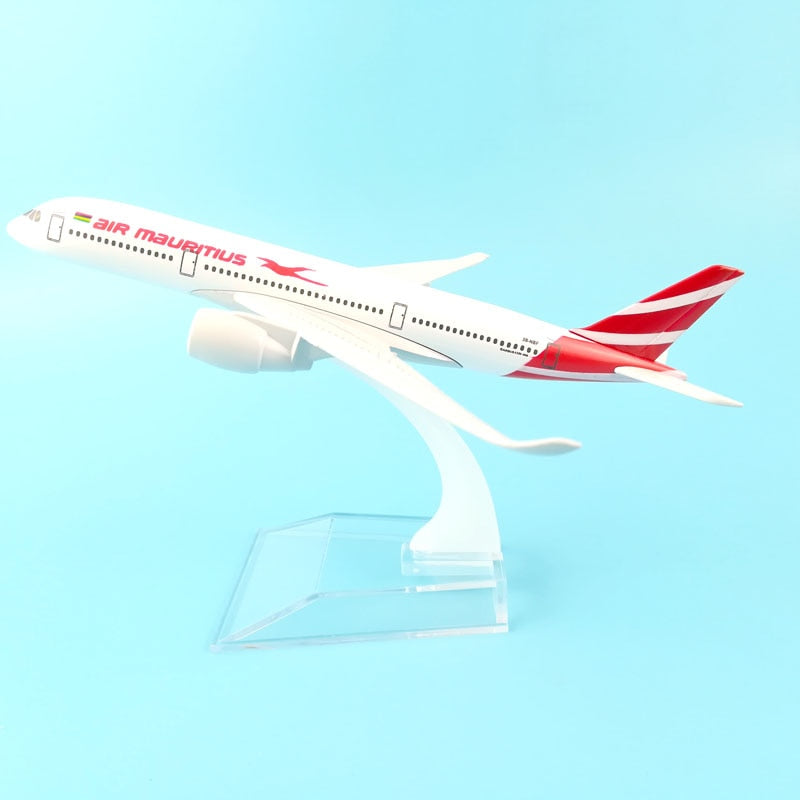 Air Mauritius Airbus A350 Aircraft Metal 1:400 Collectible Replicas