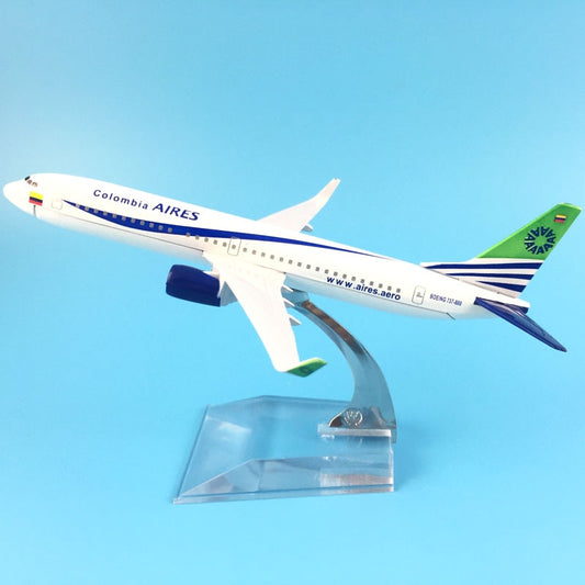 Colombia Aires Boeing 737 Aircraft Metal 1:400 Collectible Replicas