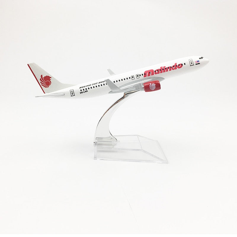 Malindo Air Boeing 737 Aircraft Metal 1:400 Collectible Replicas