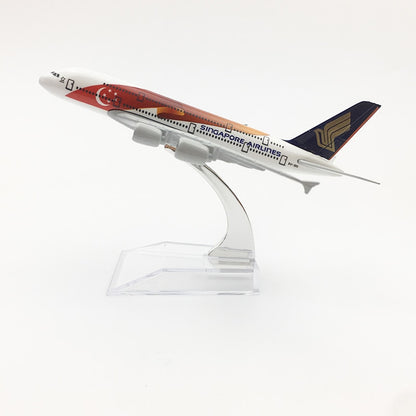 Singapore Airlines Turkey Design Airbus A380 Aircraft Metal 1:400 Collectible Replicas