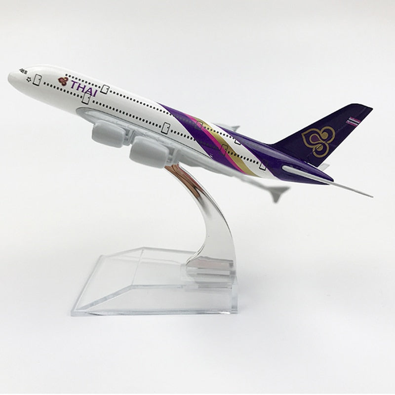 Thai Airways Airbus A380 Aircraft Metal 1:400 Collectible Replicas