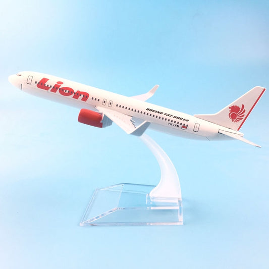 Lion Air Boeing 737 Aircraft Metal 1:400 Collectible Replicas