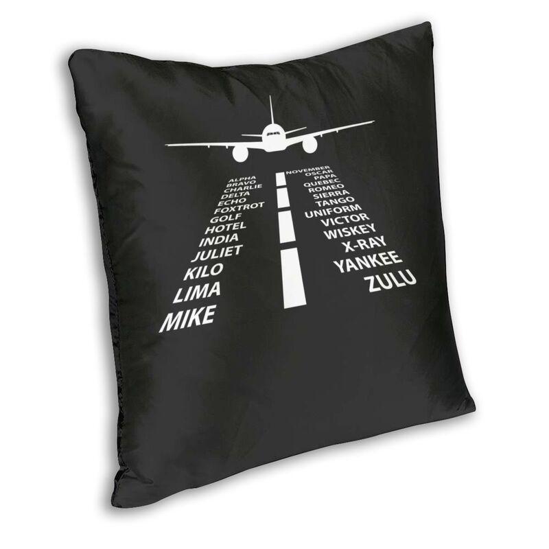 Phonetic Alphabet Aviation Pillow Cases