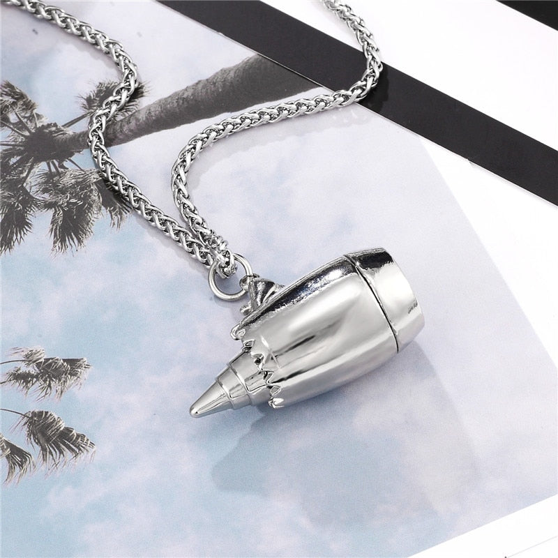 Amazing Airplane Jet Engine Necklace