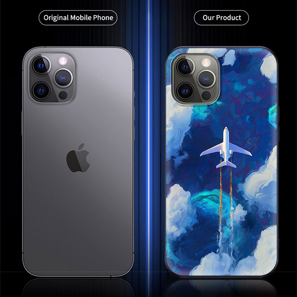 Unique Aviation Waterpainted iPhone Cases