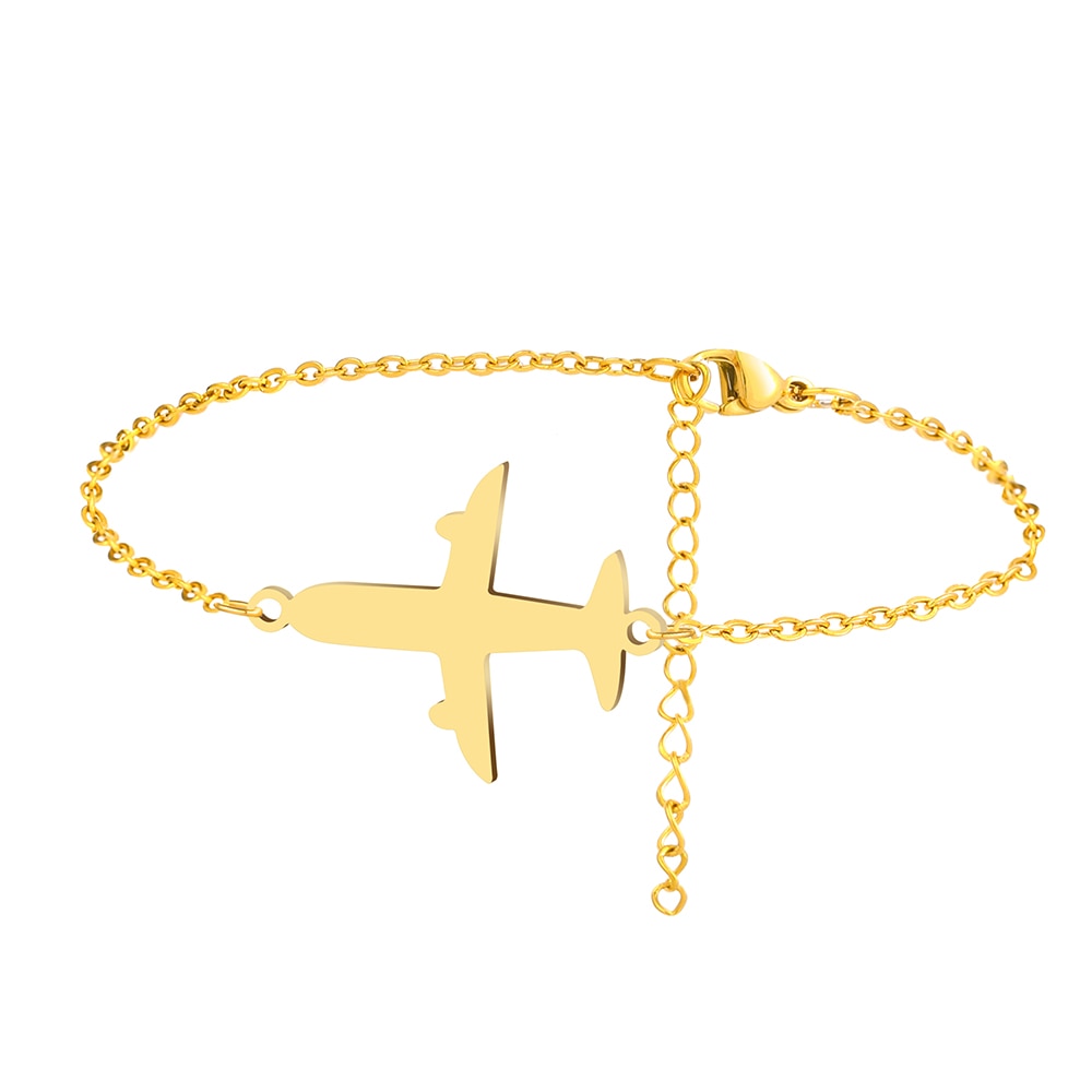 Aviation Lovers Simple Airplane Bracelet