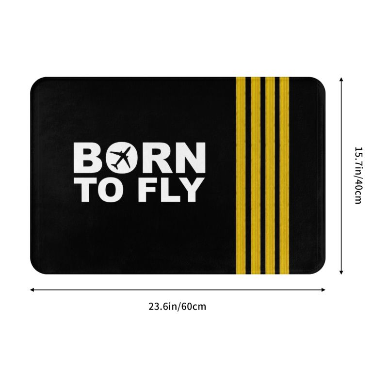 Born To Fly Anti-Slip Doormat Rug