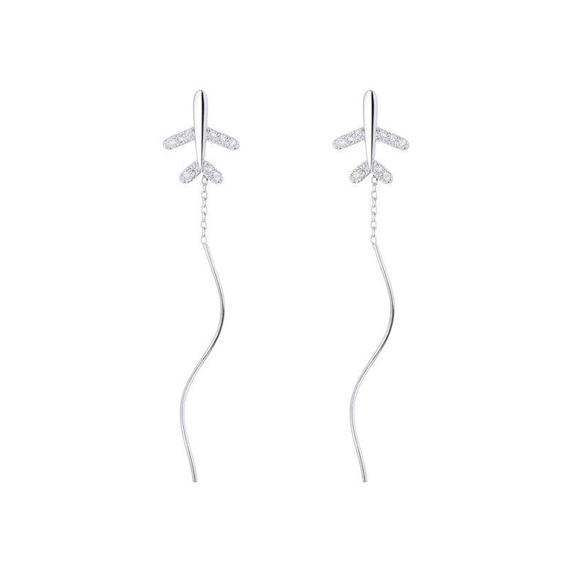 Luxurious S925 Silver Drop Earrings