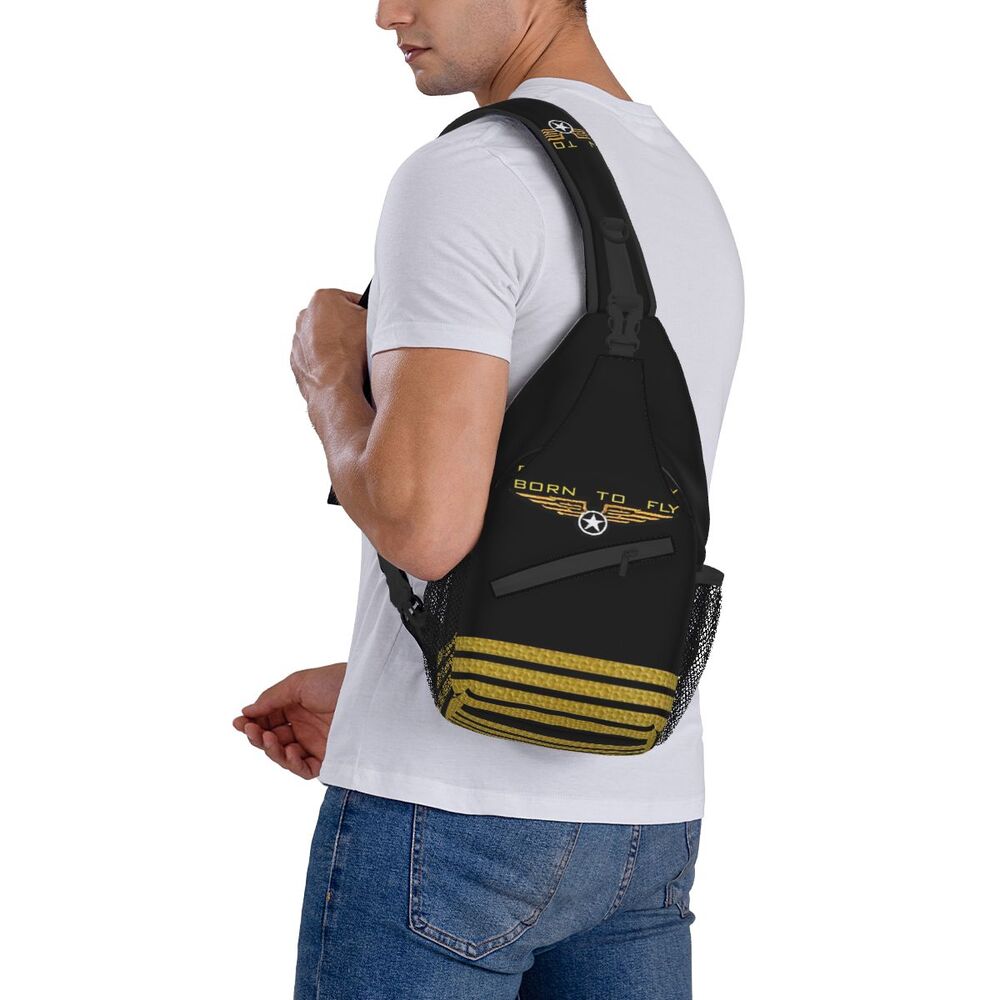 Born To Fly Flight Chest Shoulder Bag